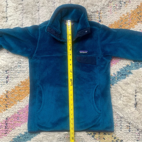 Patagonia Womens Synchilla Re-Tool Snap-T Fleece Pullover Jacket Teal Blue XS - Picture 6 of 7